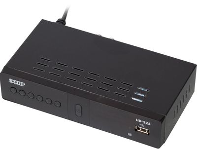 Ресивер DVB-T2 Сигнал Эфир HD-225, черный – купить в Ситилинк | 1103903