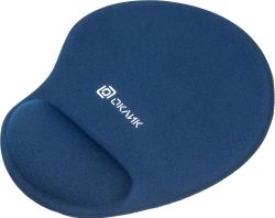 Коврик для мыши Oklick OK-RG0550-BL (S) темно-синий, ткань, 220х195х20мм