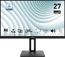 Изображение товара 27 MSI Pro MP271AP монитор 1920x1080 IPS 100Hz 2 Вт динамики HDMI DP