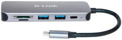 Хаб (разветвитель) D-Link DUB-2325, черный