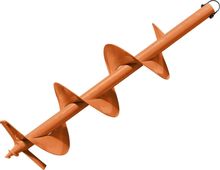 Изображение товара Бур для мотобуров CARVER GDB-200 диаметр 200мм длинна 80см