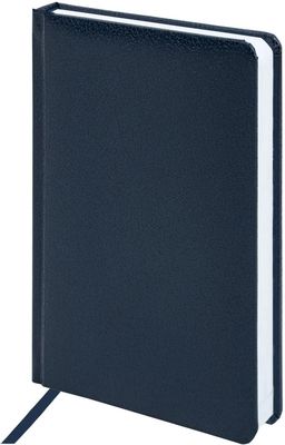 Ежедневник BRAUBERG Profile недатированный,  A5,  136лист.,  белые страницы,  синий