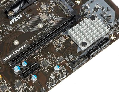 Материнская плата MSI B450M-A PRO MAX, SocketAM4, AMD B450, mATX, Ret ...