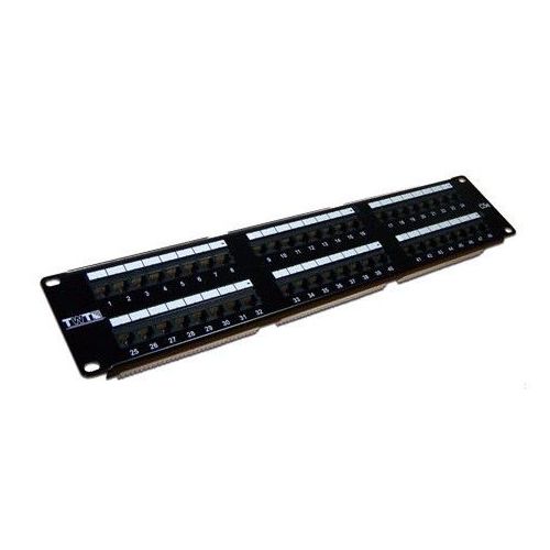 Патч-панель Lanmaster (TWT-PP48UTP ) 19" 2U 48xRJ45 кат.5E UTP