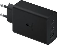 Изображение товара Сетевое зарядное устройство Samsung EP-T6530 65Вт USB-C USB-A черное