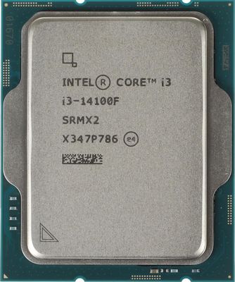 Процессор Intel Core i3 14100F, LGA 1700, OEM