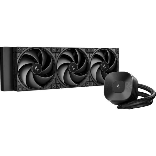 Система водяного охлаждения DeepCool LE360 V2 Zero, 4-pin, 120мм, черный, retail [r-le360zero-bklnmd-g-1]