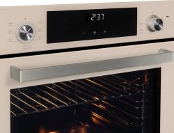 Духовой шкаф электрический ZIGMUND & SHTAIN E 158 I, 72л, бежевый/нержавеющая сталь