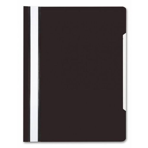 Папка-скоросшиватель Бюрократ -PS20BLCK, A4, пластик, черный 20 шт./кор.