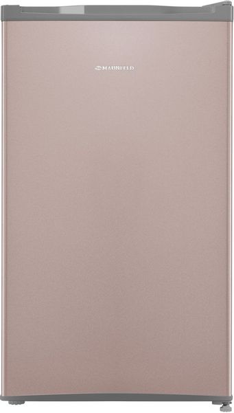 Холодильник однокамерный MAUNFELD MFF83GD DeFrost, золотистый/серый