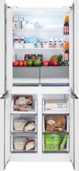 Холодильник трехкамерный WEISSGAUFF WCD 450 W NoFrost Inverter Side by Side, инверторный