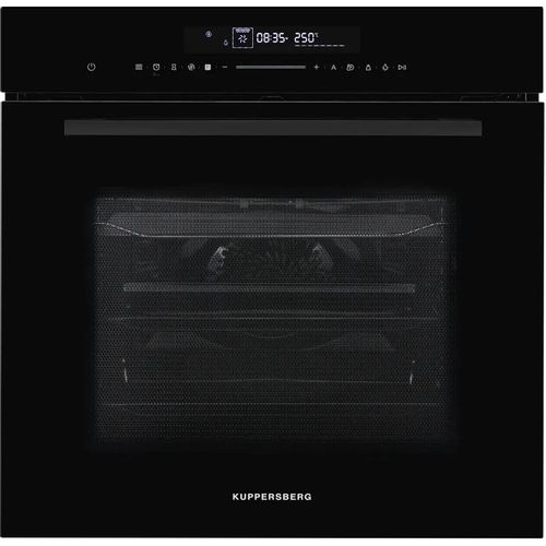 Духовой шкаф электрический KUPPERSBERG HK 616, 72л, дверца с 4 стеклами, черный