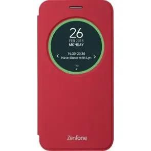 Чехол (флип-кейс) ASUS View Flip Cover, для Asus ZenFone 2 ZE500KG/ZE500KL, красный [90ac00g0-bcv003]