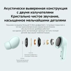 Наушники Xiaomi Redmi Buds 6, Bluetooth, черный