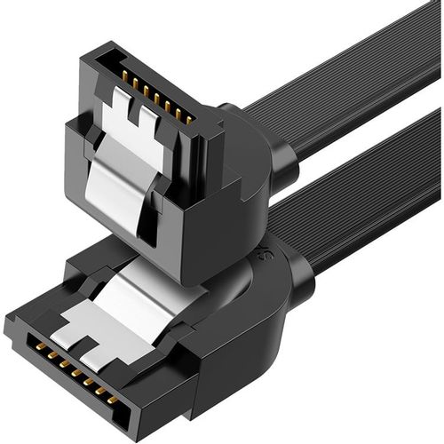 Кабель UGREEN US217, SATA - SATA, ферритовый фильтр , 0.5м, черный [30797]