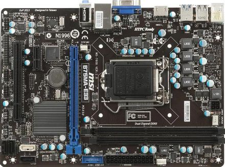 Материнская плата MSI B75MA-E33, LGA 1155, Intel B75, mATX, BULK