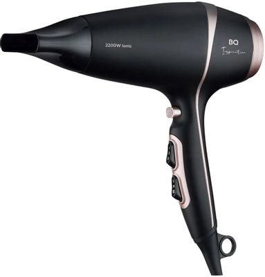 Обзор товара фен BQ HD2216B, 2200Вт, черный и розовый (1887965) в ...