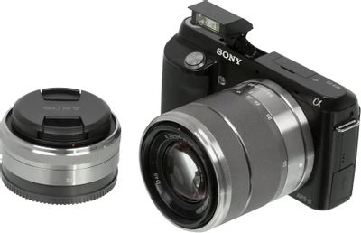 Беззеркальный фотоаппарат Sony Alpha NEX-F3D kit ( SEL1855 18-55mm