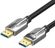 Изображение товара Кабель аудио-видео VENTION HGAB,  DisplayPort (m) -  DisplayPort (m),  ver 2.1,  AWG30,  медный, 1м, GOLD,  черный [hgabi]