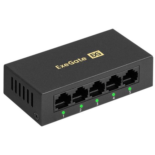 Коммутатор EXEGATE EDES-1005D, неуправляемый, 5 RJ-45, 10/100 Мбит/с [ex298689rus]