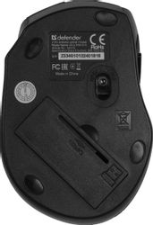 Мышь беспроводная Defender Ultra MM-315, USB, черный