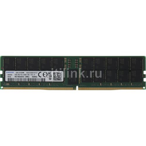 Память DDR5 Samsung M321R8GA0EB0-CWM 64ГБ DIMM, ECC, registered, PC5-44800, 5600МГц