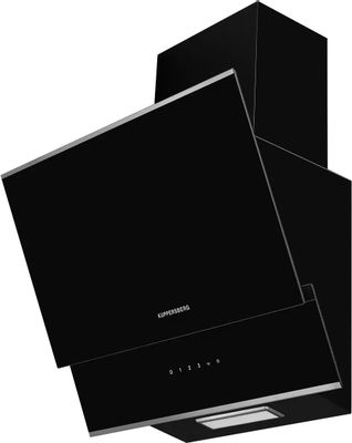 Вытяжка каминная KUPPERSBERG F 600,  черный/нержавеющая сталь,  сенсорное управление [6394]