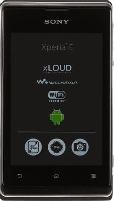 Смартфон Sony Xperia E C1505,  черный