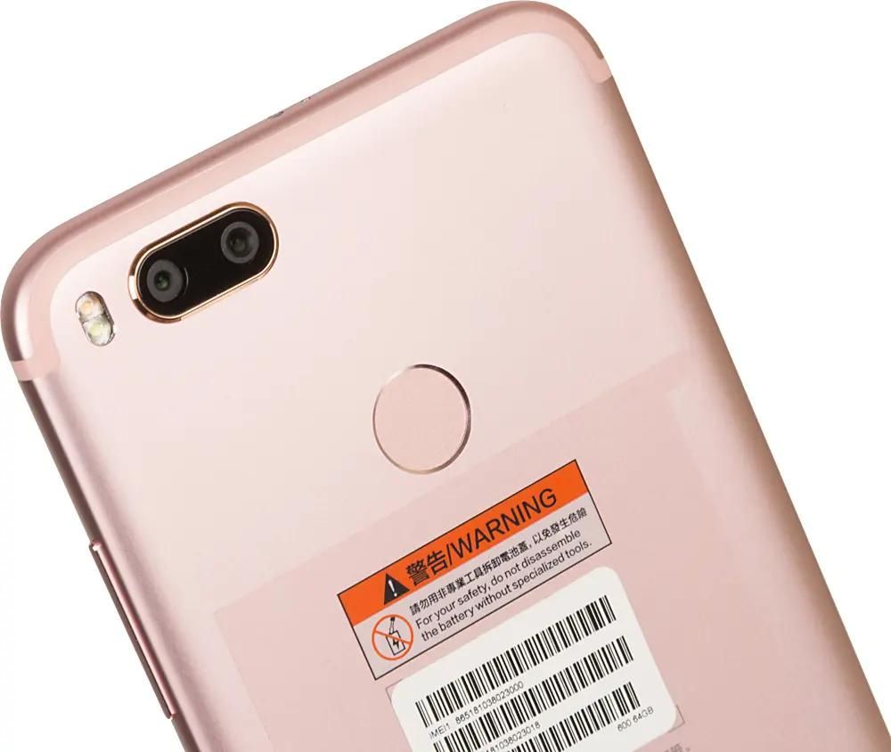 Характеристики Смартфон Xiaomi Mi A1 64Gb, розовое золото (1015423)  смотреть в СИТИЛИНК