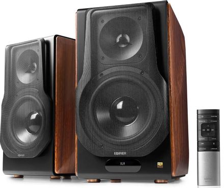 Колонки Bluetooth Edifier S3000MKII, 2.0, темное дерево