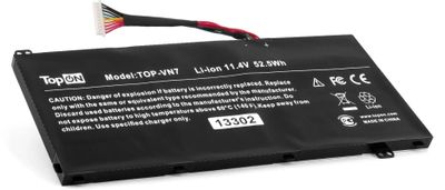 Обзор товара батарея для ноутбуков TopON TOP-VN7, 4605мAч, 11.4В, Acer ...