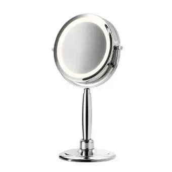 Зеркало Косметическое зеркало Medisana CM 845, круглое, 13см, с подсветкой, серебристый [88552]