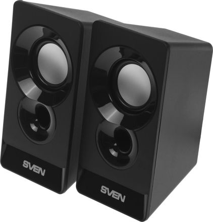 Колонки Sven 300,  2.0,  черный [sv-016142]