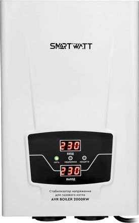Стабилизатор напряжения SMARTWATT AVR Boiler 2000RW белый [4512020020002]