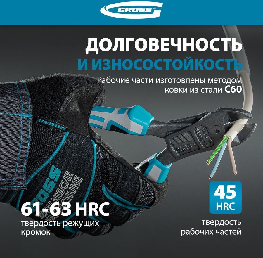 Обзор товара бокорезы GROSS 17575, 215мм (1925903) в интернет-магазине ...