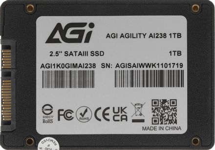 1ТБ SSD накопитель AGI AI238 AGI1K0GIMAI238 2.5
