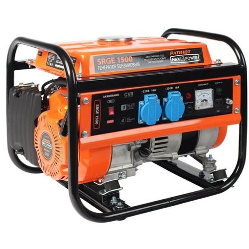 Бензиновый генератор Patriot Max Power SRGE 1500, 220/12 В, 1.2кВт [474103125]