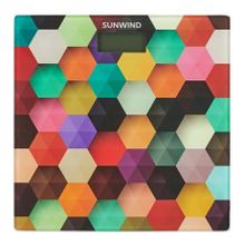 Изображение товара Напольные электронные весы SunWind SSB053 до 180 кг с рисунком