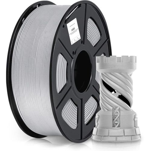 Пластик Cactus CS-3D-ABS-1KG-SILVER ABS/ 1.75мм/ 1кг/ 386м/ серебристый