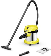 Изображение товара Строительный пылесос Karcher WD 2 Plus S V-15/4/18 мощность 1000 Вт и 15 литров