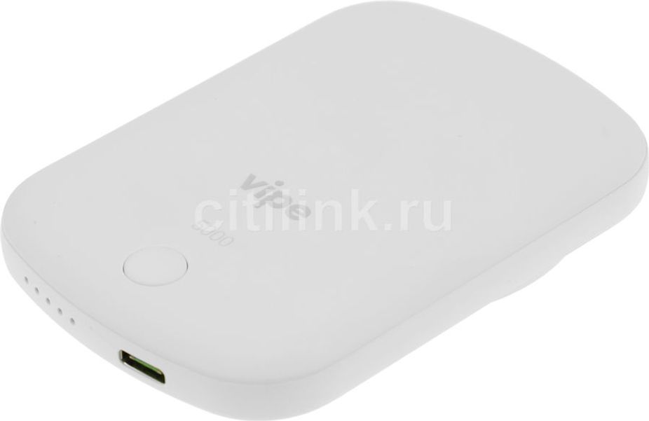 Внешний аккумулятор (Power Bank) Vipe Jake, 5000мAч, белый [vppbjake5kstwh]