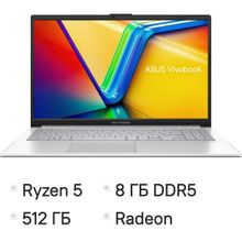 Изображение товара Ноутбук ASUS Vivobook Go 15 с AMD Ryzen 5 и IPS экраном