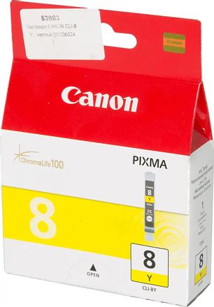 Картридж Canon CLI-8Y, желтый / 0623B024