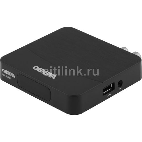 Ресивер DVB-T2 Cadena CDT-2388S, черный