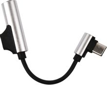 Изображение товара Переходник аудио Barn&Hollis USB Type-C к Jack 3.5 мм 0.1м серый