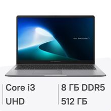 Изображение товара Ноутбук ASUS ExpertBook P1 P1503CVA-S70349 с 15.6" экраном и Intel Core i3