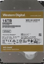 Изображение товара 16ТБ Жесткий диск WD Gold WD161KRYZ,  SATA III,  3.5",  7200об/мин