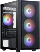Изображение товара Корпус mATX Accord M203 Mini-Tower без БП черный стекло металлическая сетка