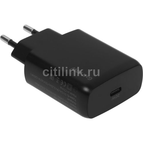 Сетевое зарядное устройство PREMIER PCS3A-60, USB-C, 20Вт, 3A, черный