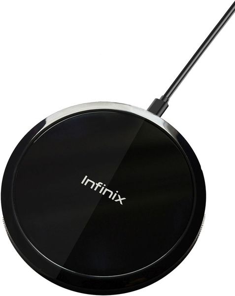 Беспроводное зарядное устройство INFINIX XWC01,  USB type-C,  15Вт,  черный